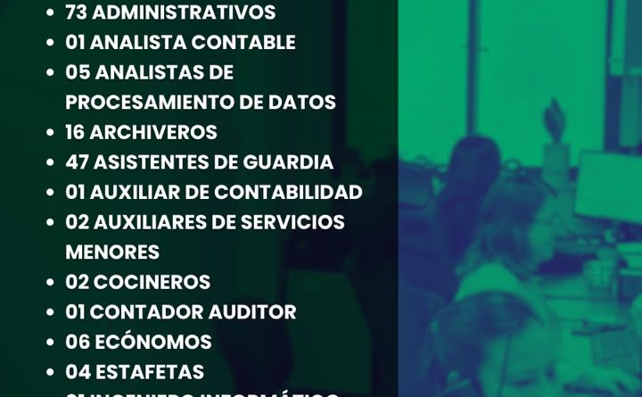 Carabineros abre 175 vacantes para personal civil a nivel nacional